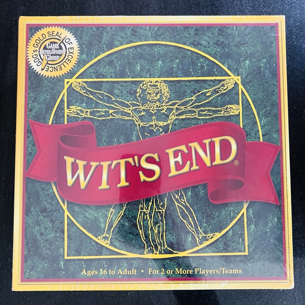 Brand New Wit's End Trivia Brain Teasing Game Muti Players Sealed Brain Exercise